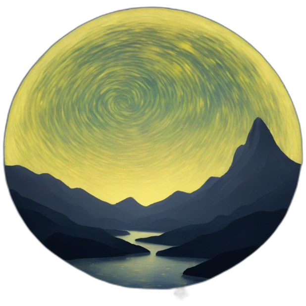 Starry night emoji