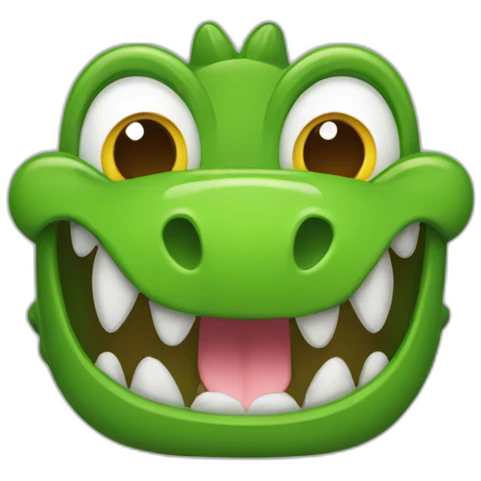 happy cocodrile emoji