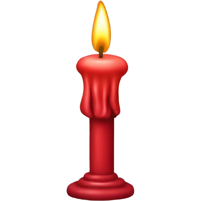 Red Christmas candle arch   emoji