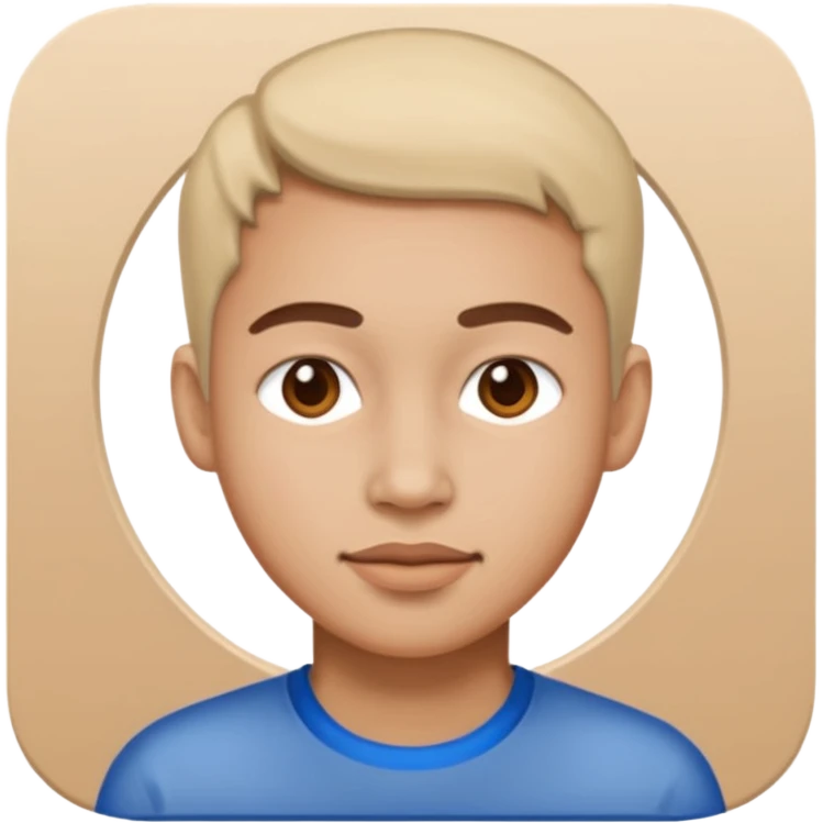 Paint style face emoji