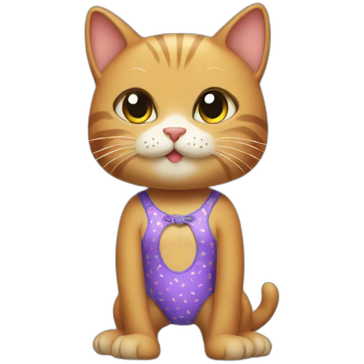 cat in a swimsuit emoji