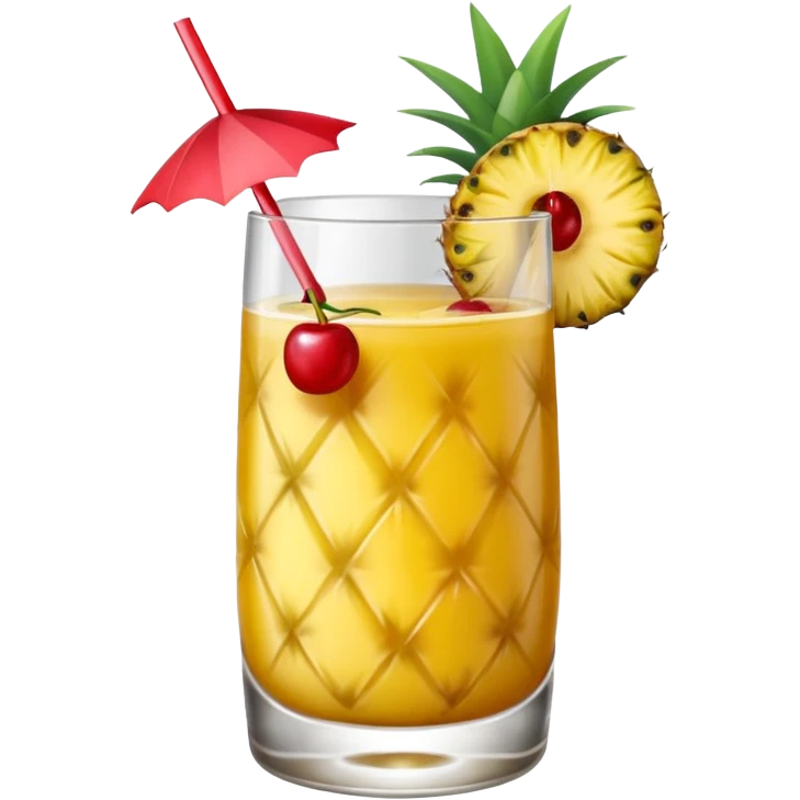 pineapple cocktail  emoji