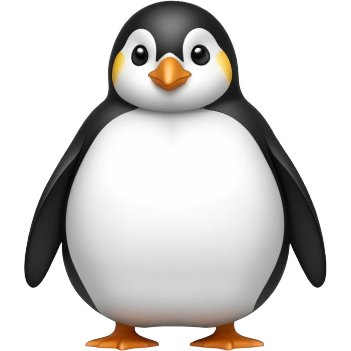 Fat penguin emoji