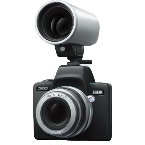 camera attached to digital signage emoji