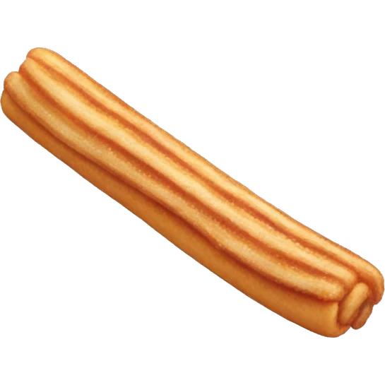 Churro con cara emoji
