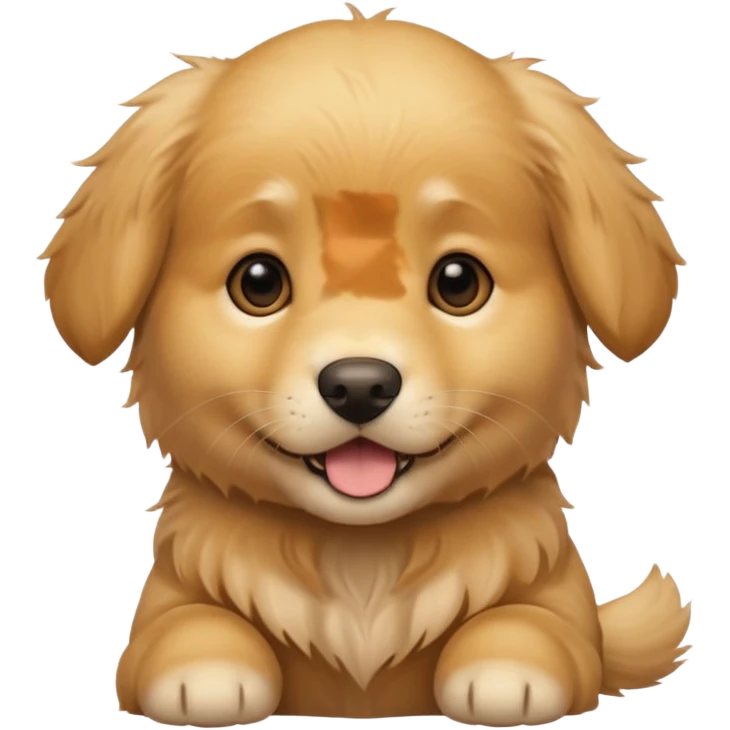 Golden retriever puppy emoji