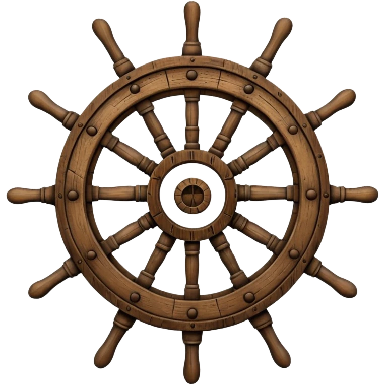 pirate ship wheel emoji