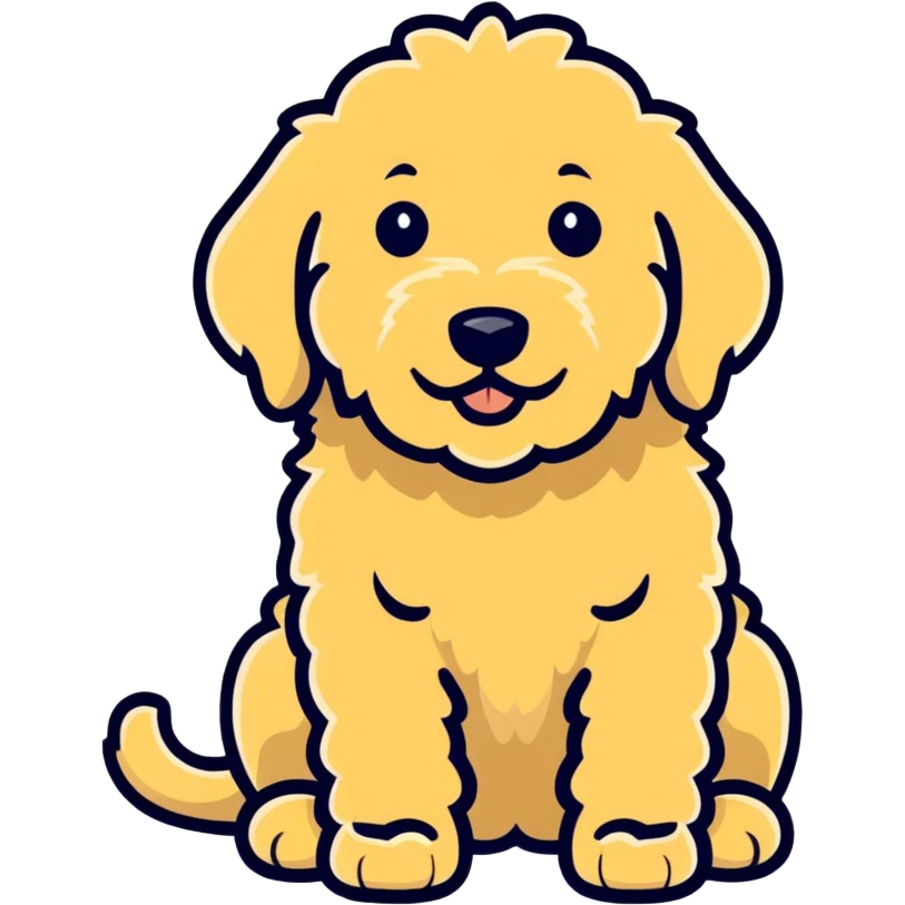 Goldendoodle emoji