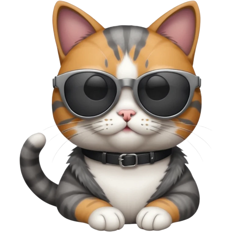 Cat wearing sunglasses emoji