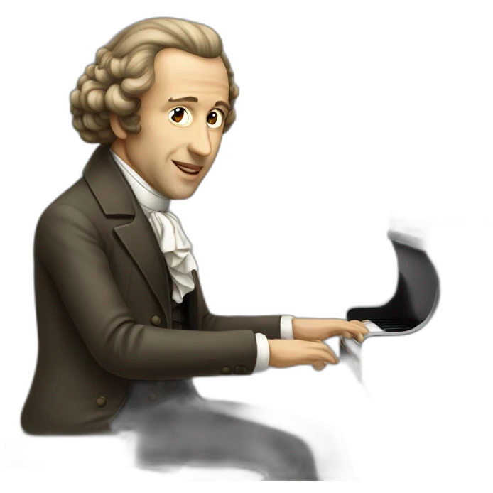 Hiperrealistic chopin emoji