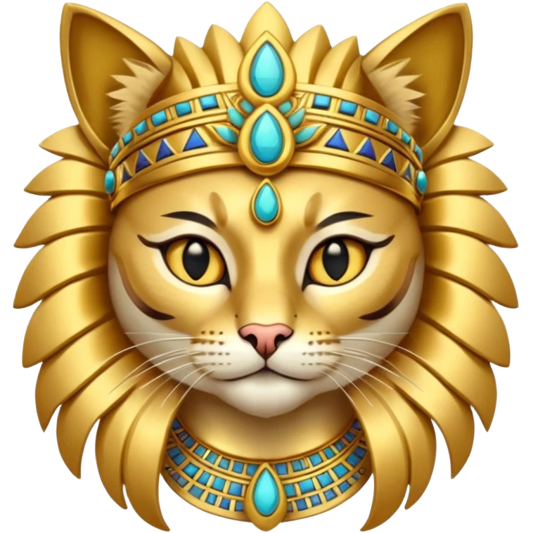 Feline sun god emoji