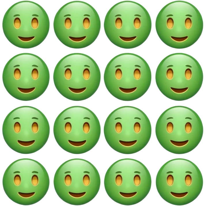 ❌ change the emoji color from red to green color emoji