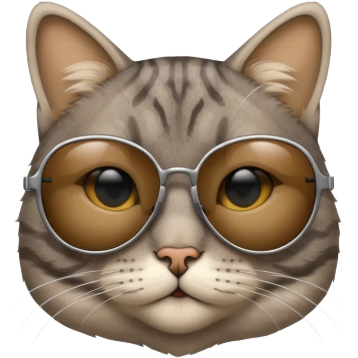Cat wearing sunglasses emoji