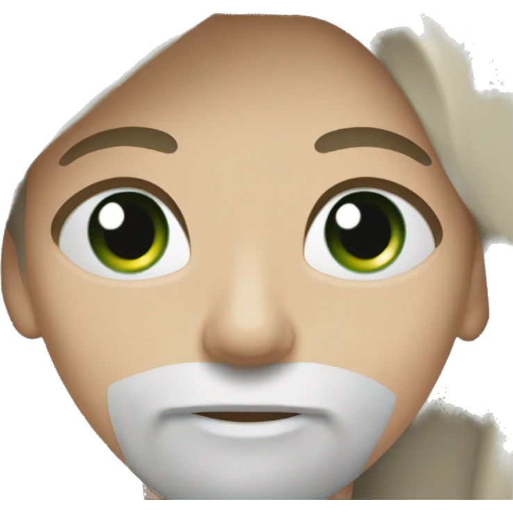 Такса коричневая с зелеными глазами emoji