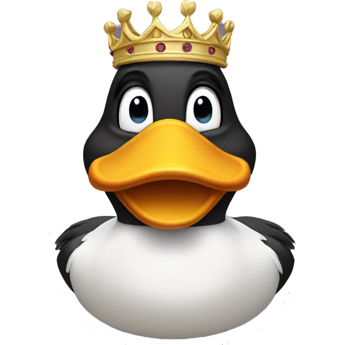 dolan duck with crown emoji