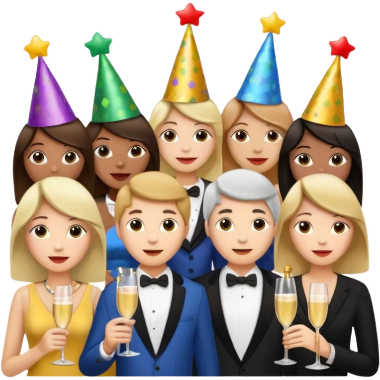 Red group peoples party emoji