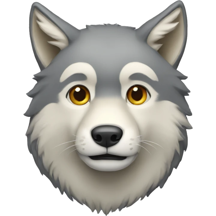 Un chat loup emoji