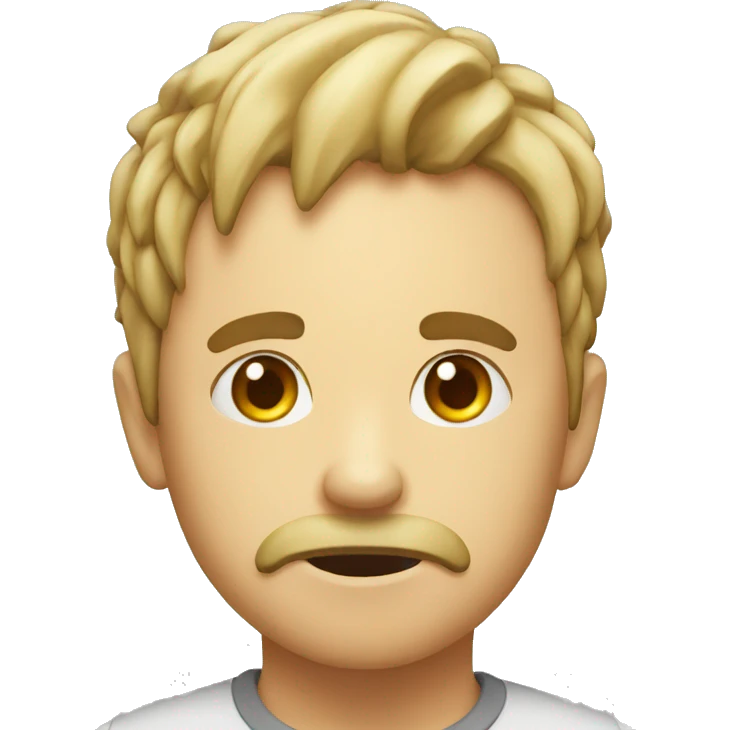 a person sweating with his eyes up and his mouth open emoji