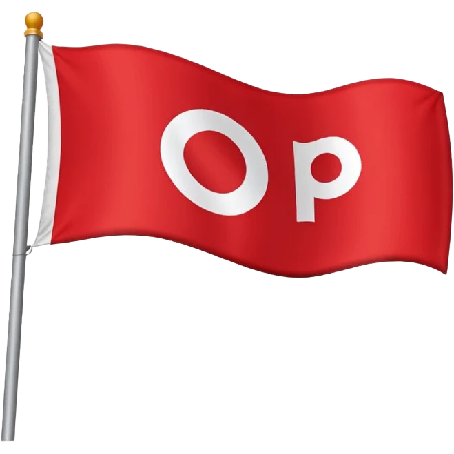 flag that says OP1 emoji