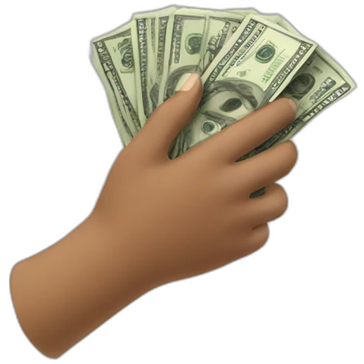 hand money emoji