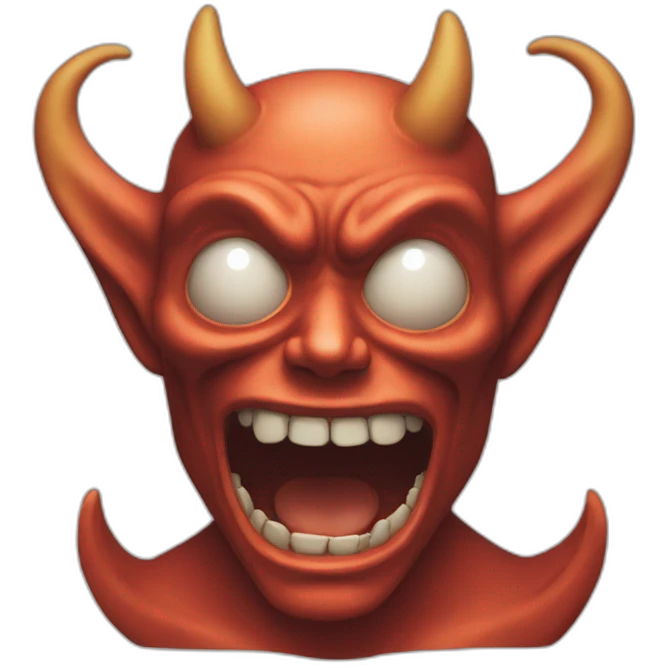 non-euclidean software demon emoji
