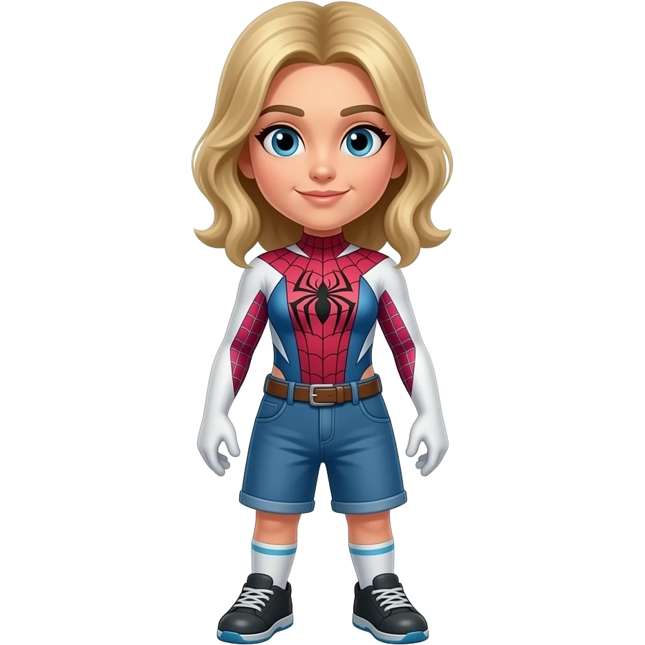 full standing spider gwen emoji