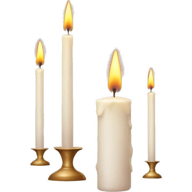 Candles aromatic emoji