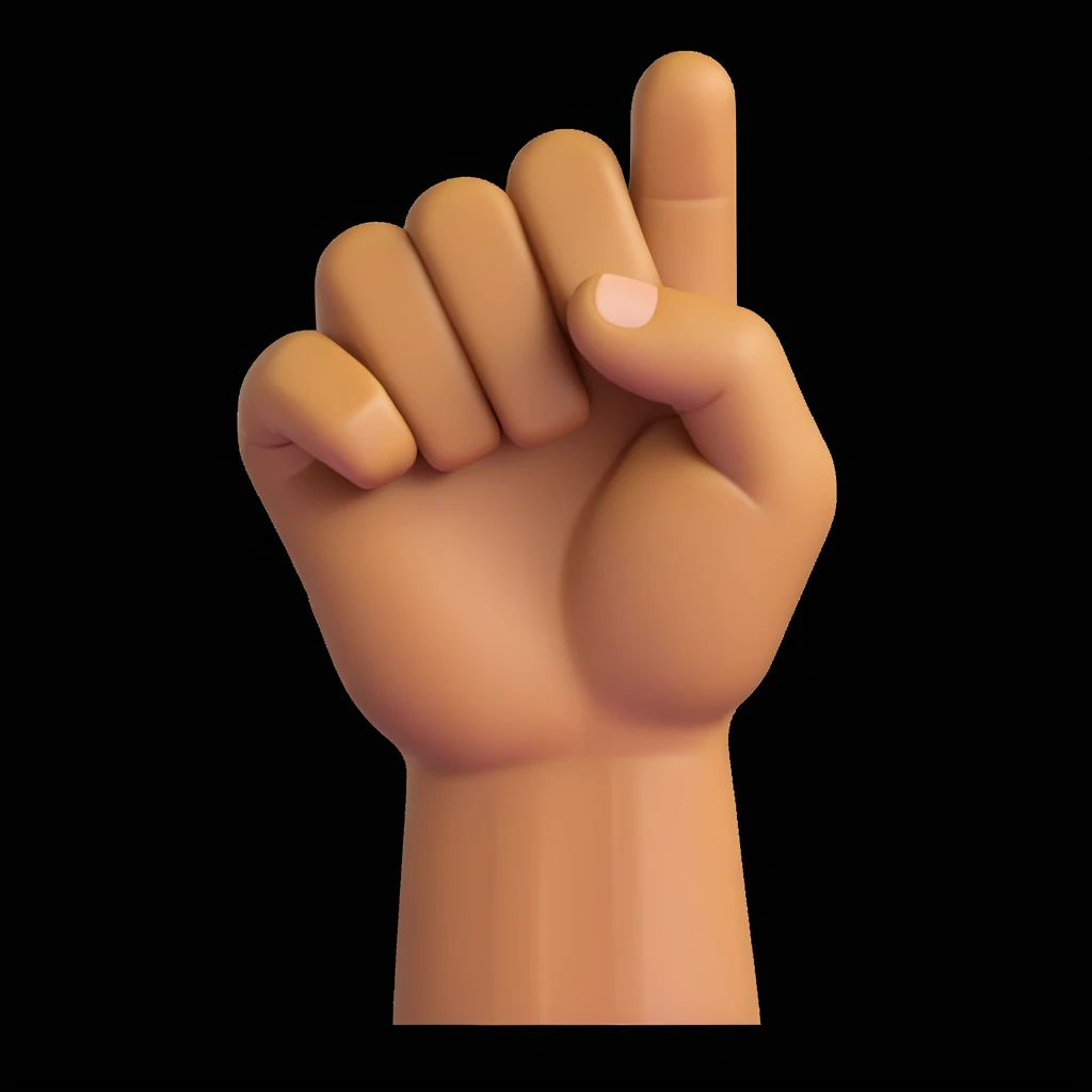 Black Lives Matter raised fist unity bold impactful emoji style no text emoji