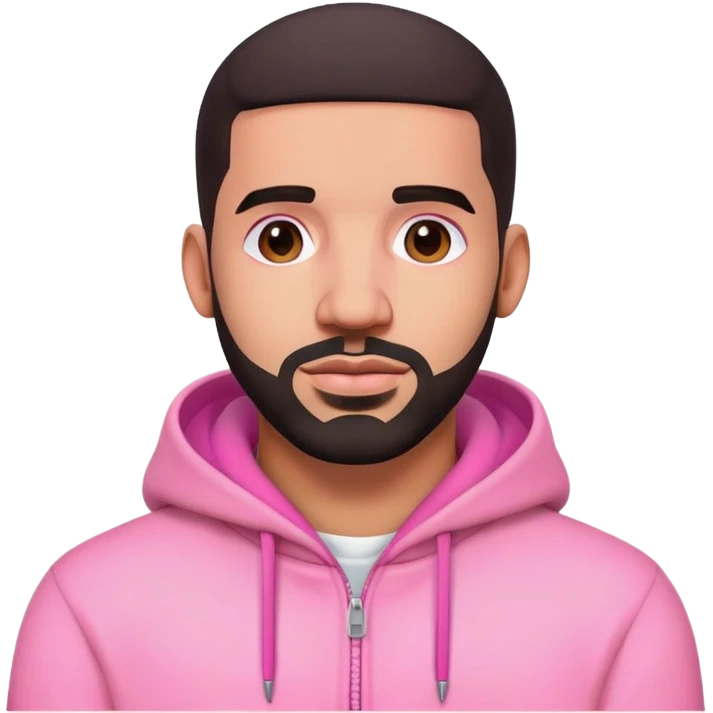 Drake in pink emoji