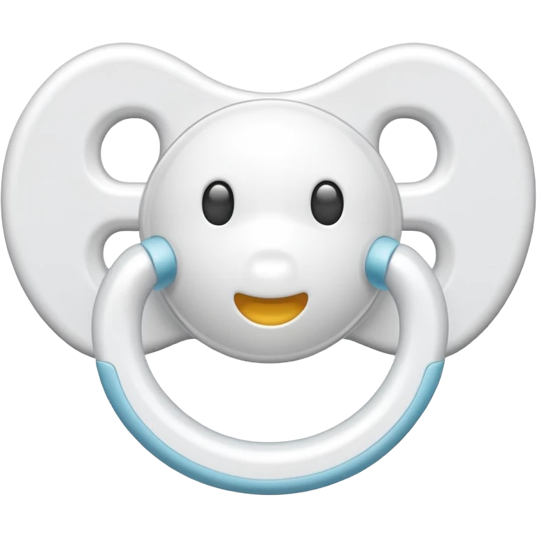 White pacifier emoji