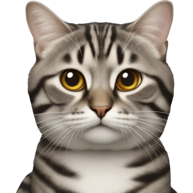 Chat du Bengale qui a une crevette sur la tête  emoji