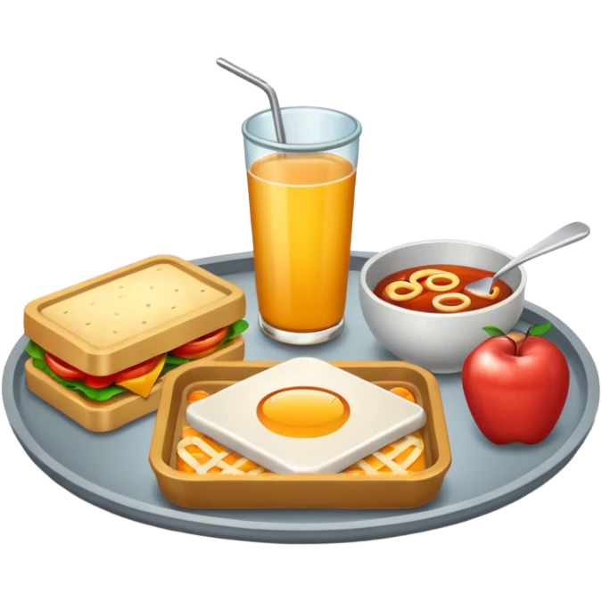 tray meal emoji