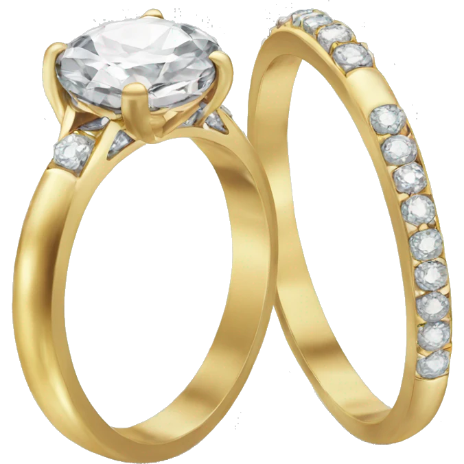 wedding ring with diamond emoji