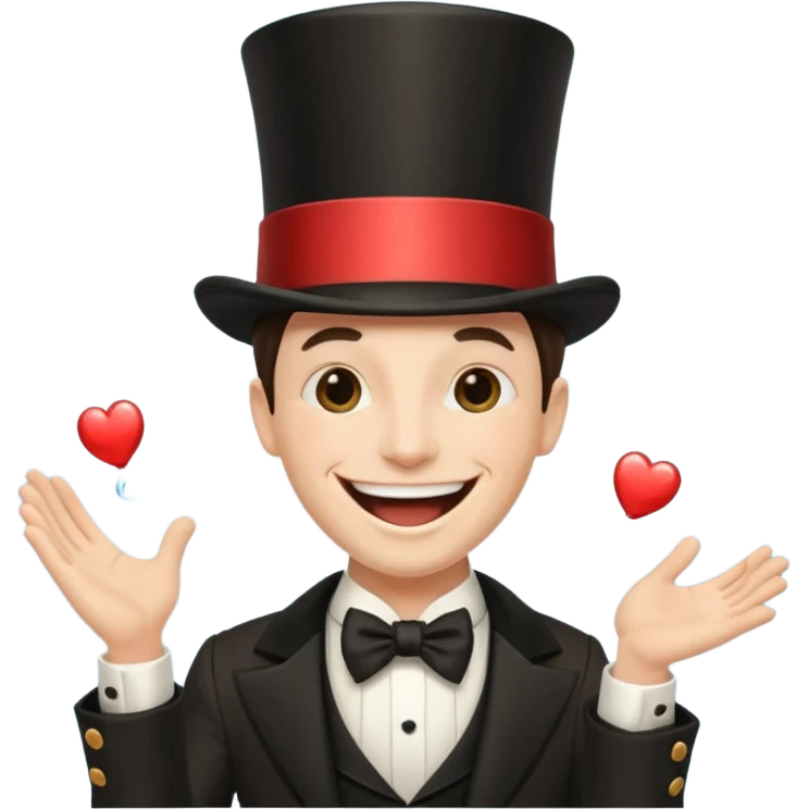 A magician laughing 🤣 emoji