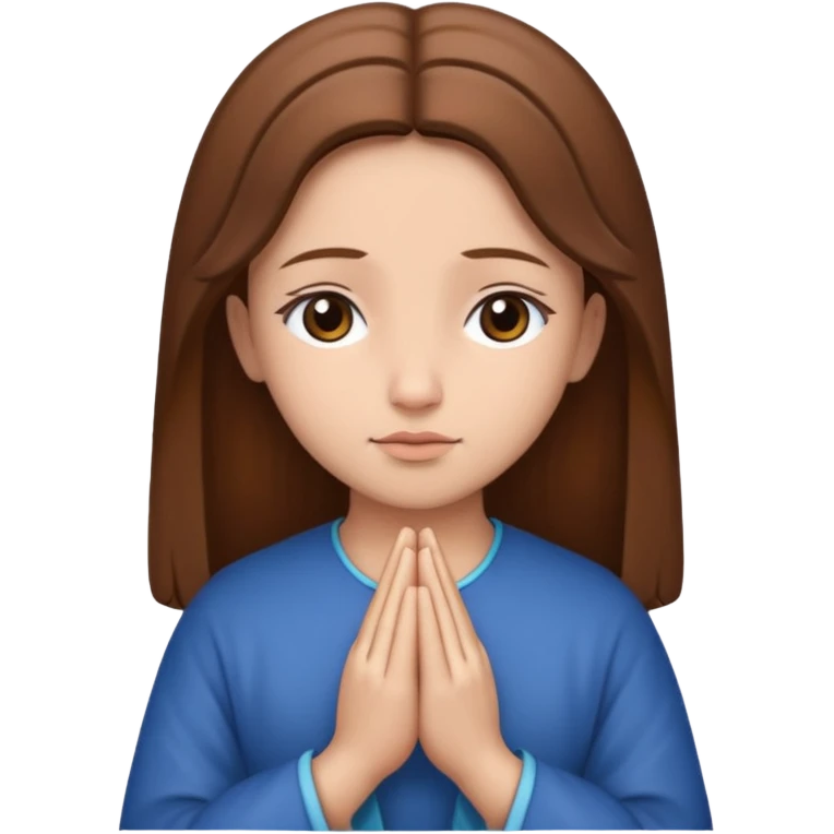 Nossa senhora rezando emoji
