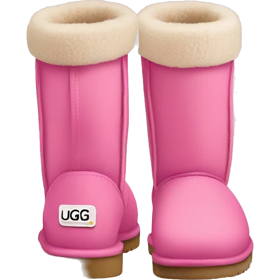 Pink Ugg  emoji