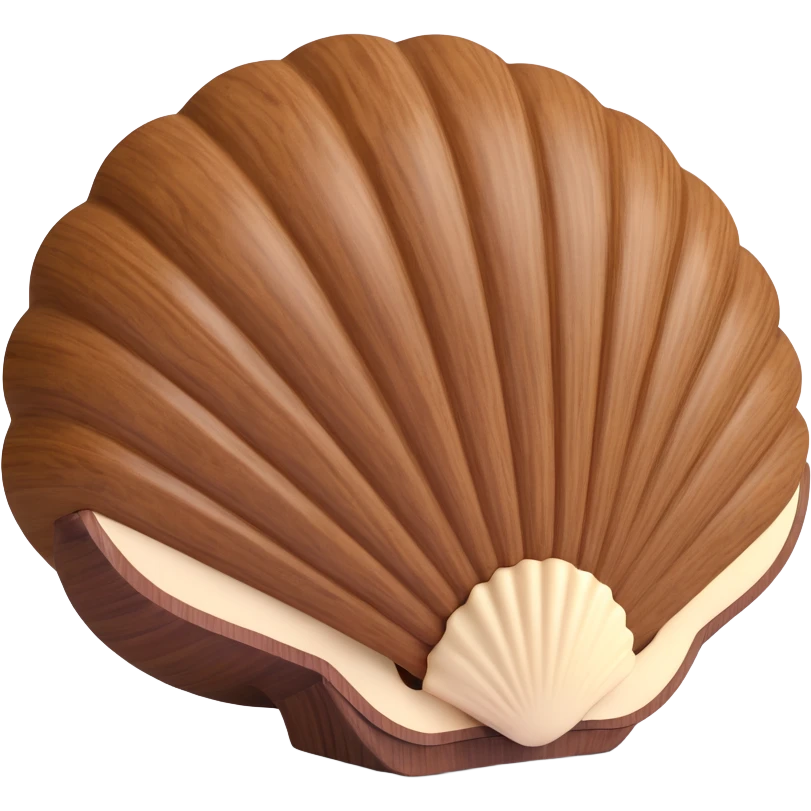 walnut with shell emoji