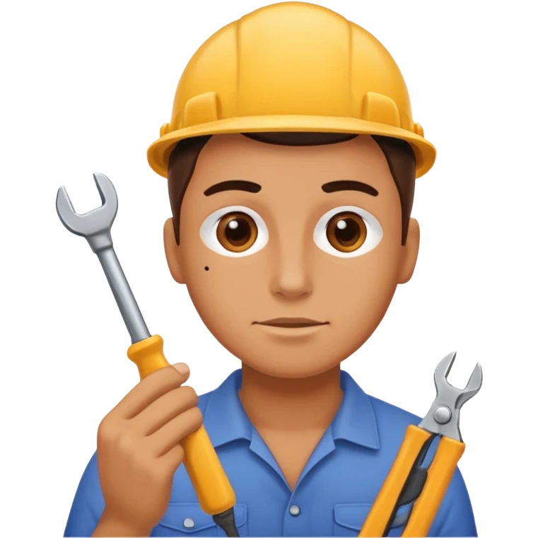 person Repairing a tool emoji
