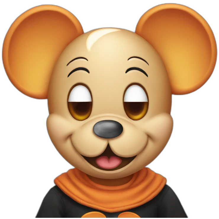 Halloween Mickey emoji