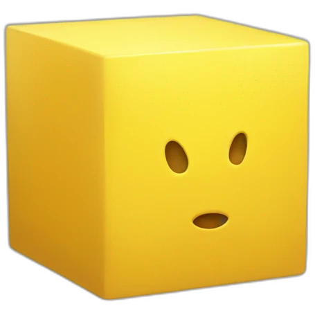 yellow cube emoji