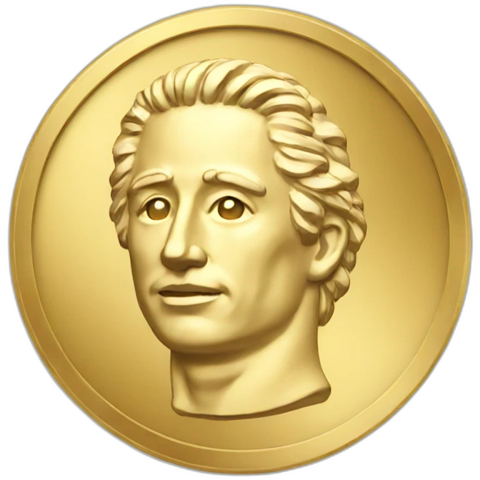 Gold coin emoji