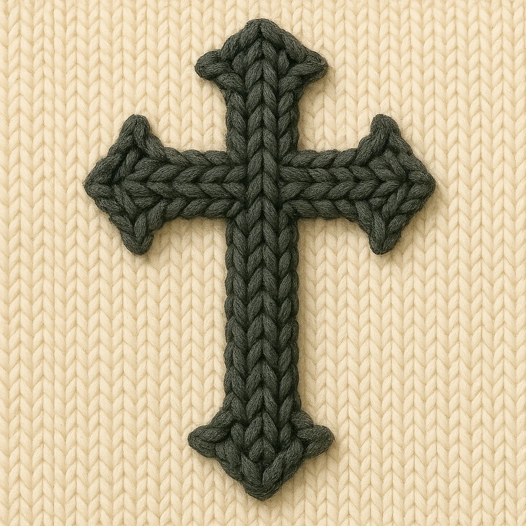 goth cross emoji