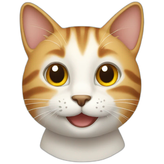 Cat smiling emoji
