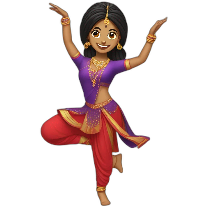 female bhangra dancer emoji