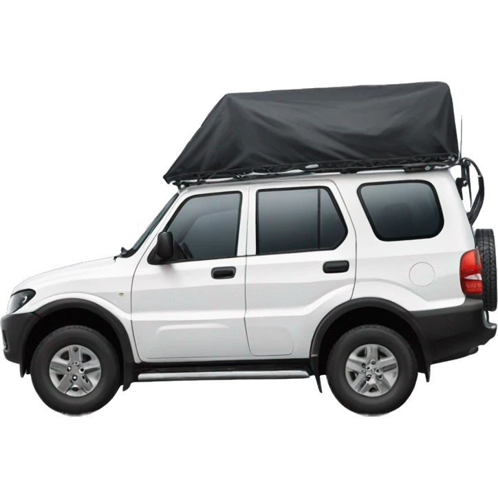 Mahindra black Scorpio emoji