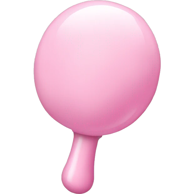 Light pink rattle emoji