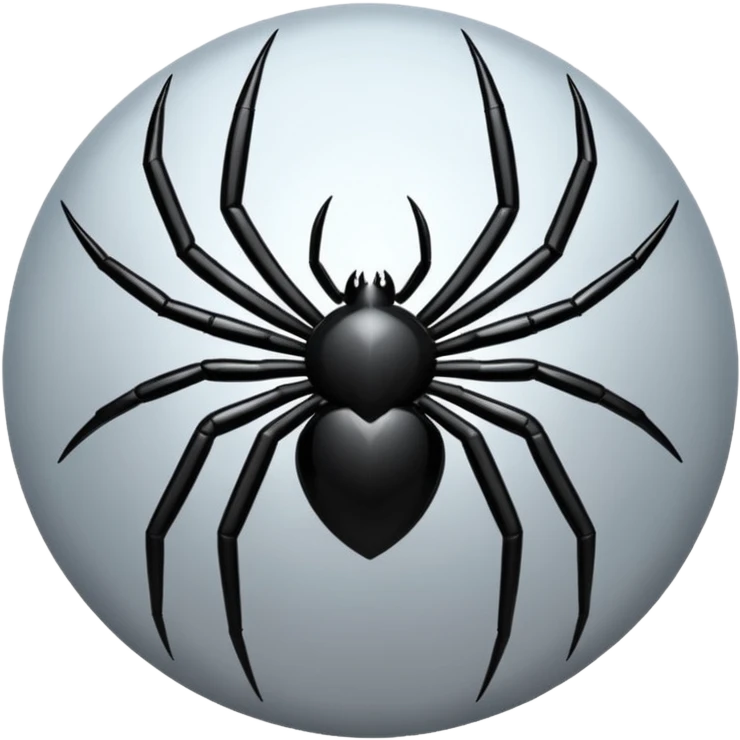 Spiderman siper symbol black emoji