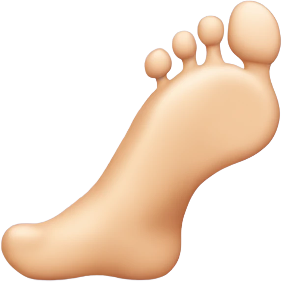 Feet at a massage place emoji