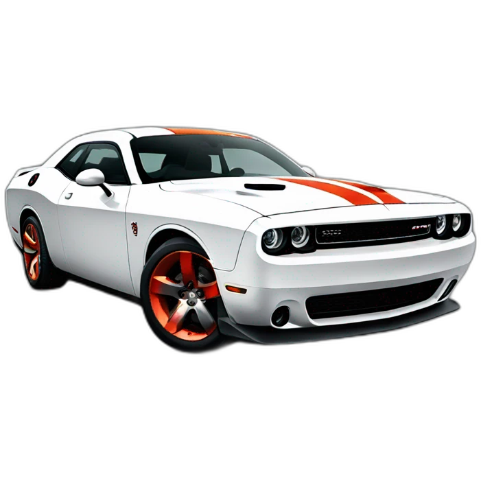 Dodge challenger SRT emoji