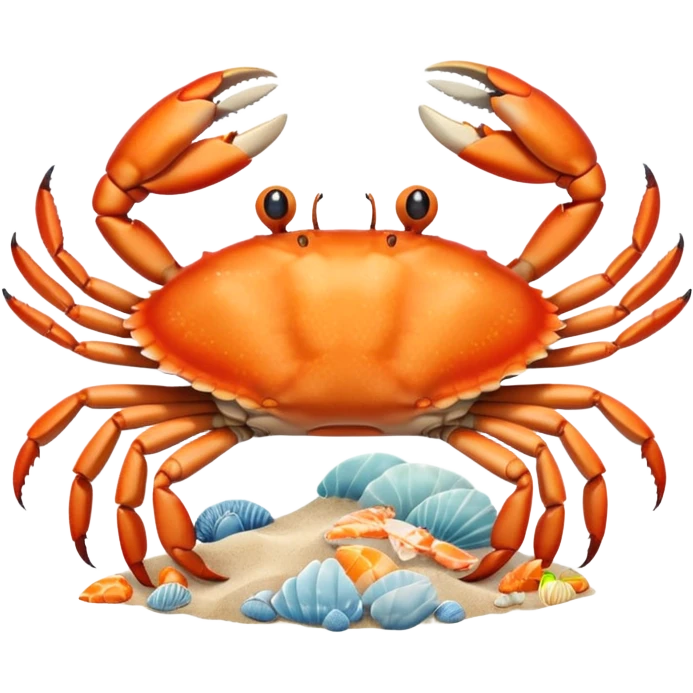 White crab  emoji